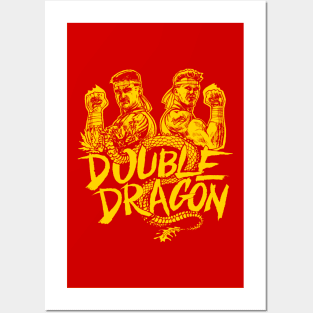 Dragon Fighters Yellow Posters and Art